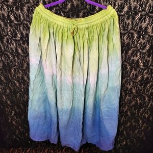 hand dyed skirt